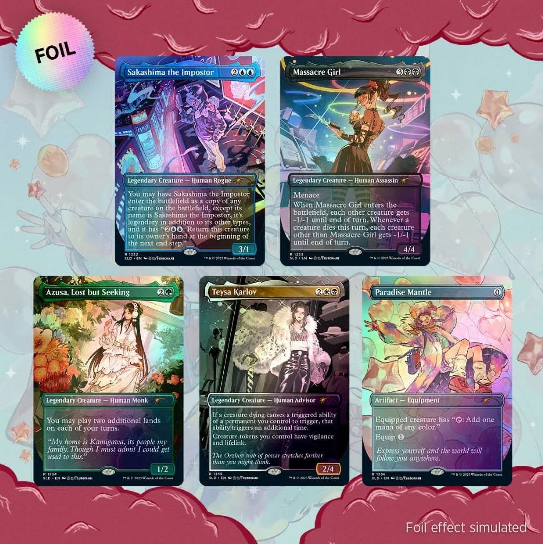 MTG 原始のタイタン Secret Lair ショーケースFoil 4枚セット 221