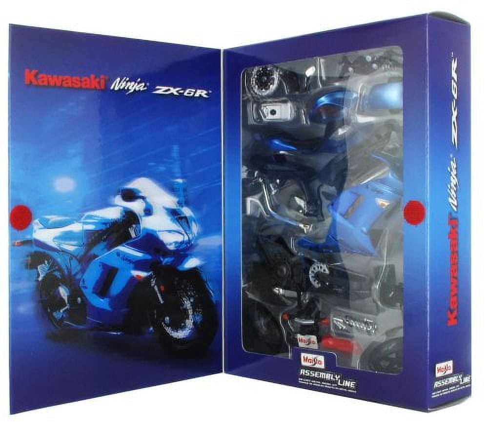 Maisto 1:12 Scale Kawasaki Ninja ZX-6R Assembly Kit - Walmart.com