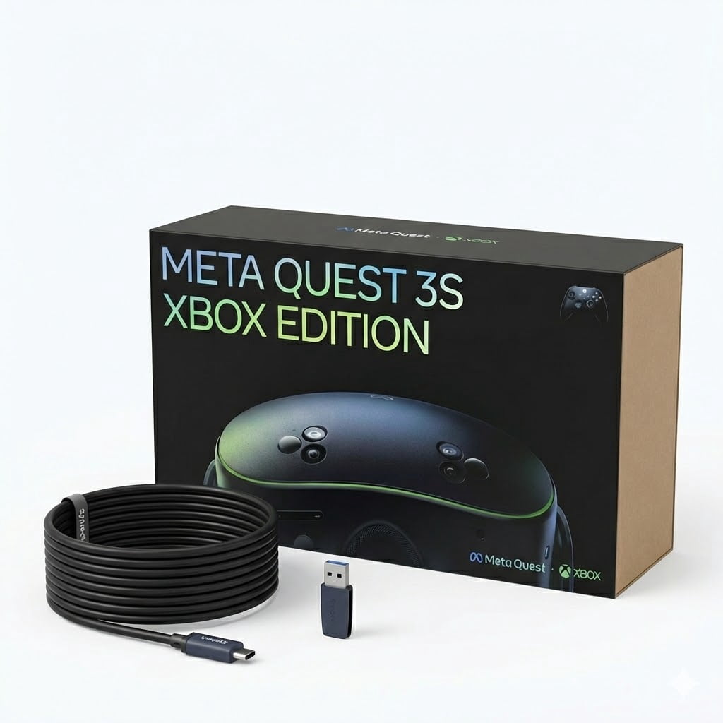Meta - Quest 3S Xbox Edition 128GB - Limited-Edition Hardware