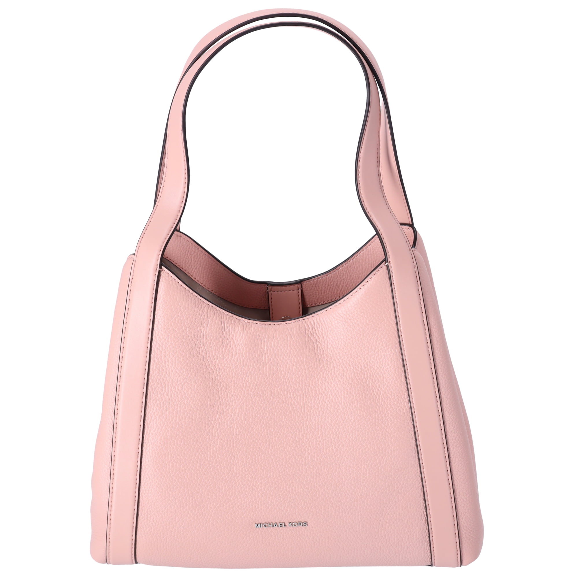Michael Kors Rosemary Large Hobo Shoulder Bag Tote Pink Pebbled