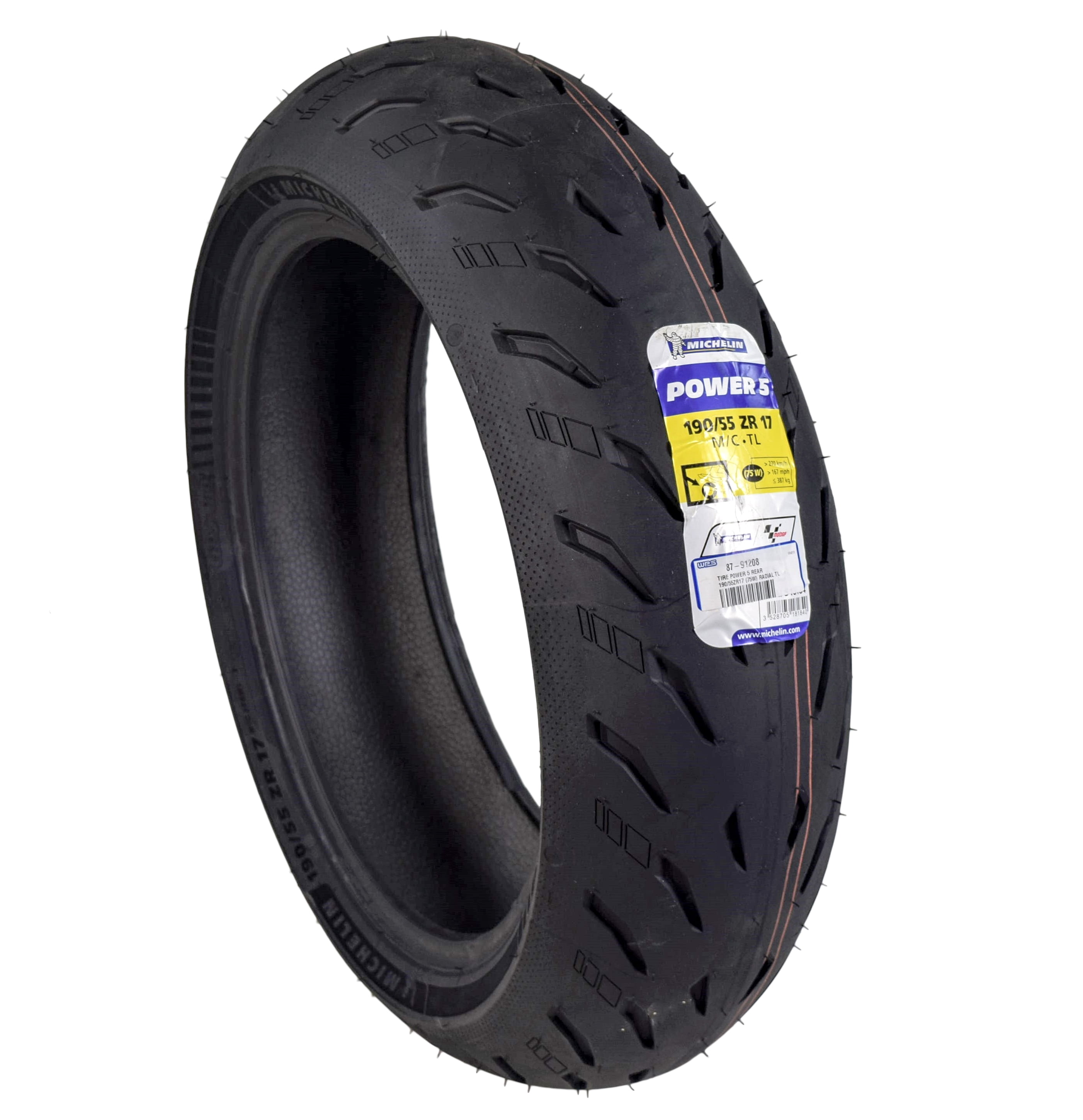 Michelin Pilot Power 5 190/55ZR17 Rear Radial Motorcycle Sport