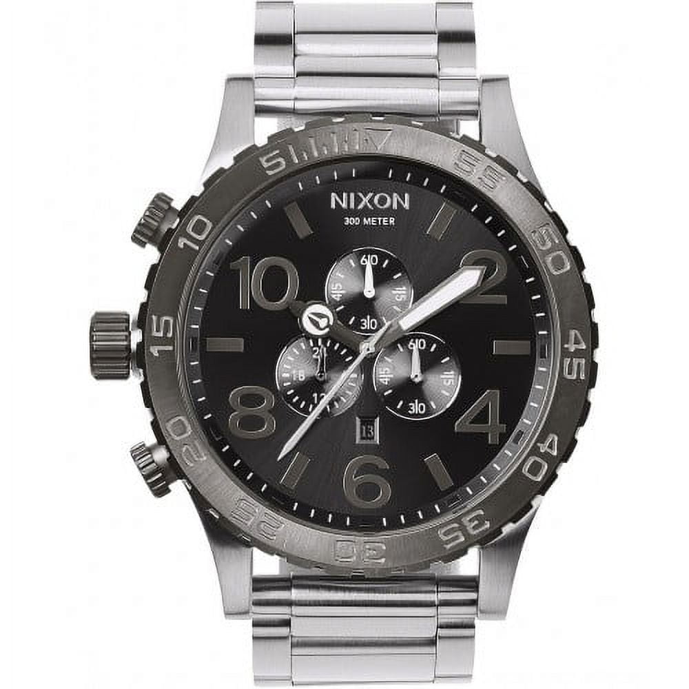 Nixon Men's 51-30 Chrono Gunmetal Stainless Steel Quartz Watch