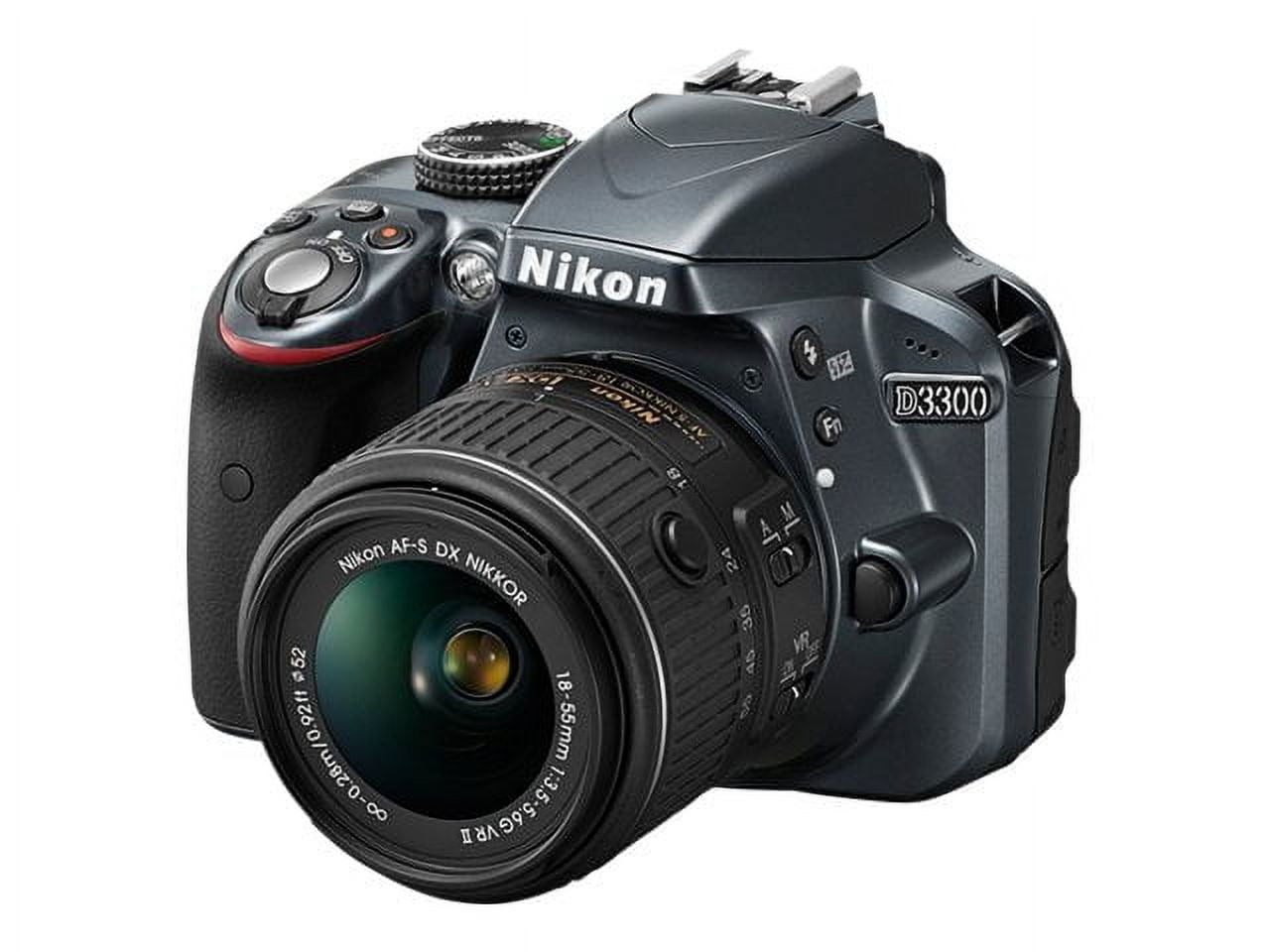 Nikon D3300 24.2 Megapixel Digital SLR Camera with Lens, 18 mm, 55