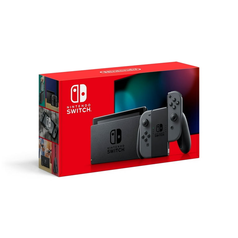 Nintendo Switch Console with Gray Joy-Con -(Japan Version