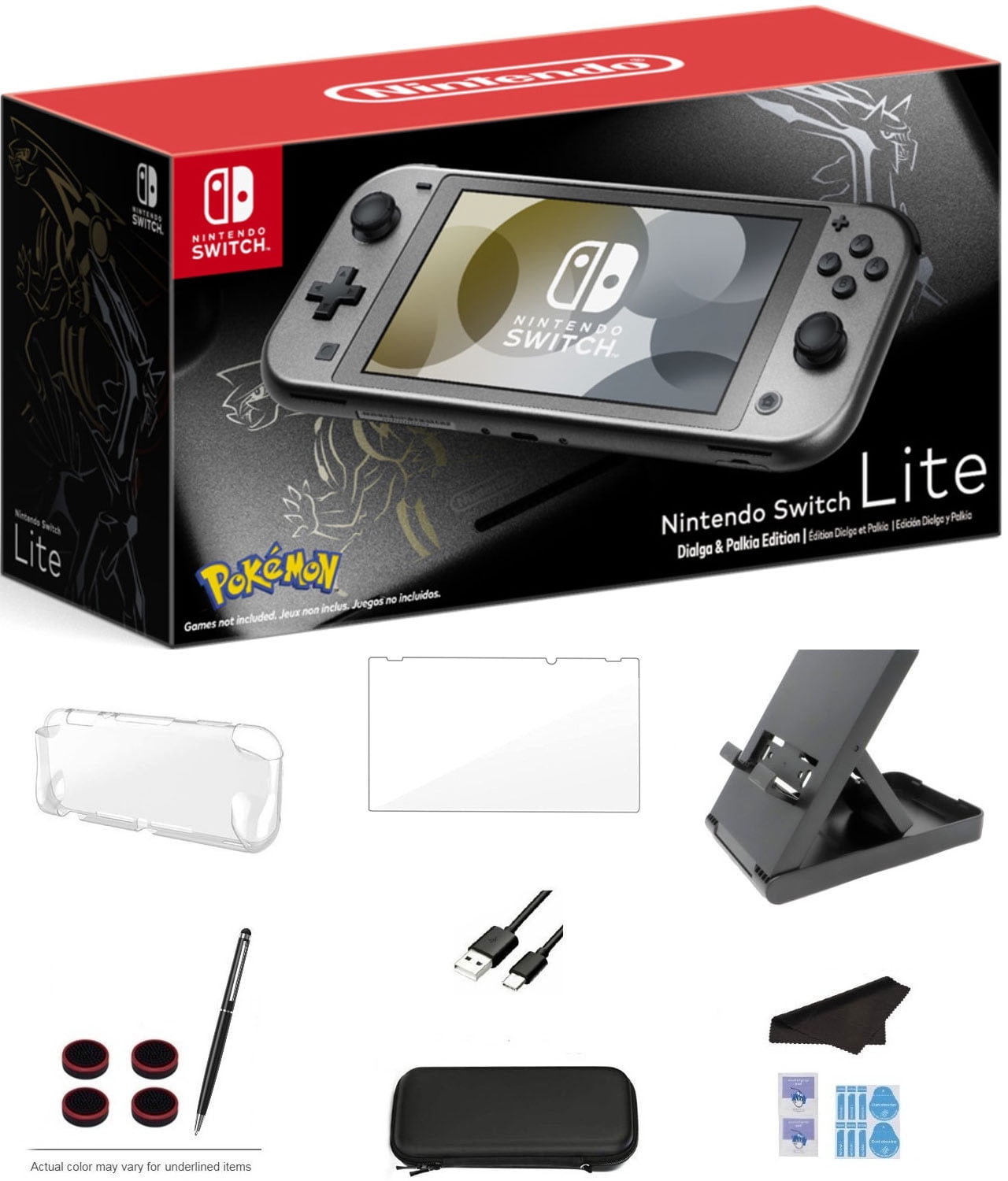 Nintendo Switch Lite Handheld Game Console, Blue, 64GB Extra