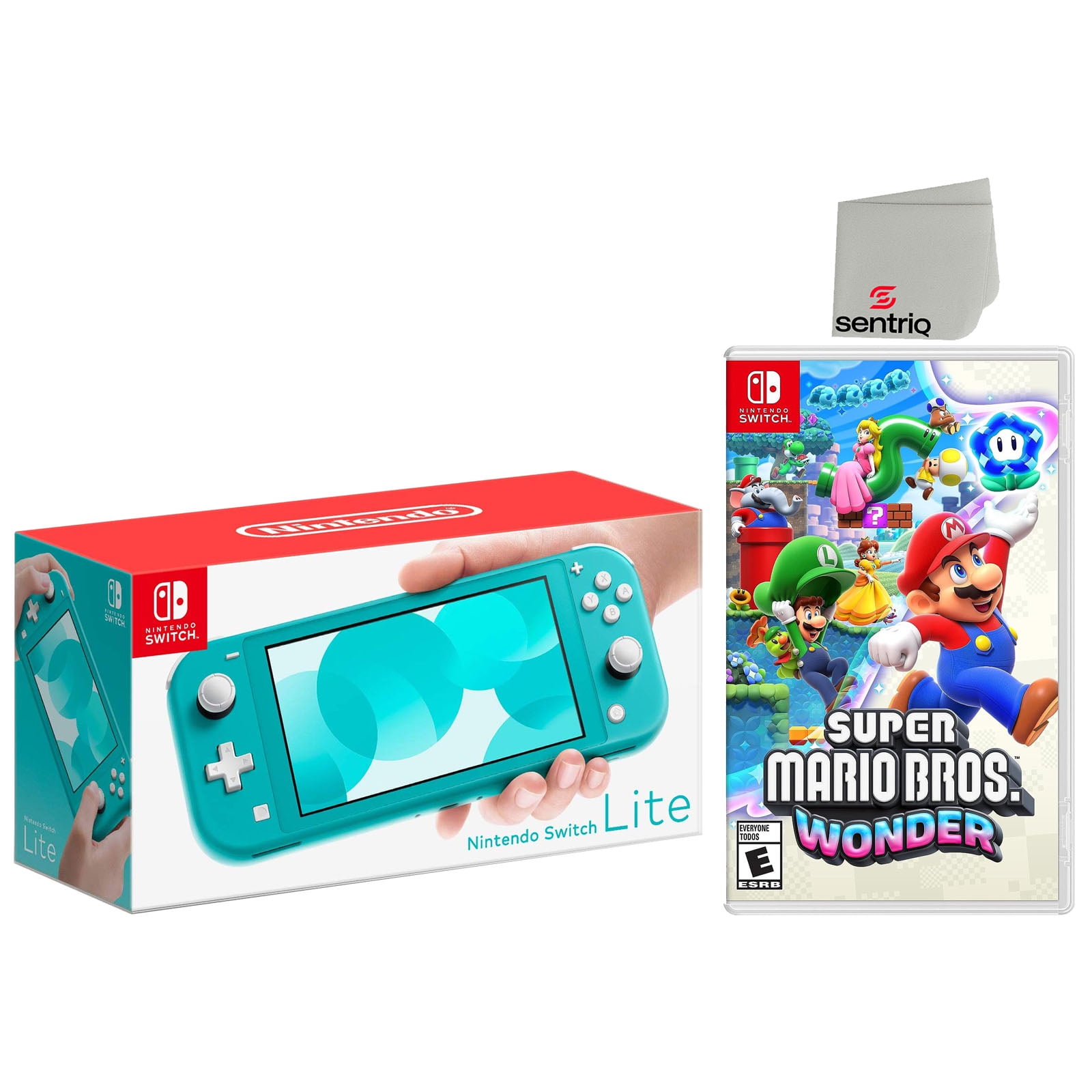 Nintendo Switch Lite 32GB Turquoise Edition and Super Mario Bros