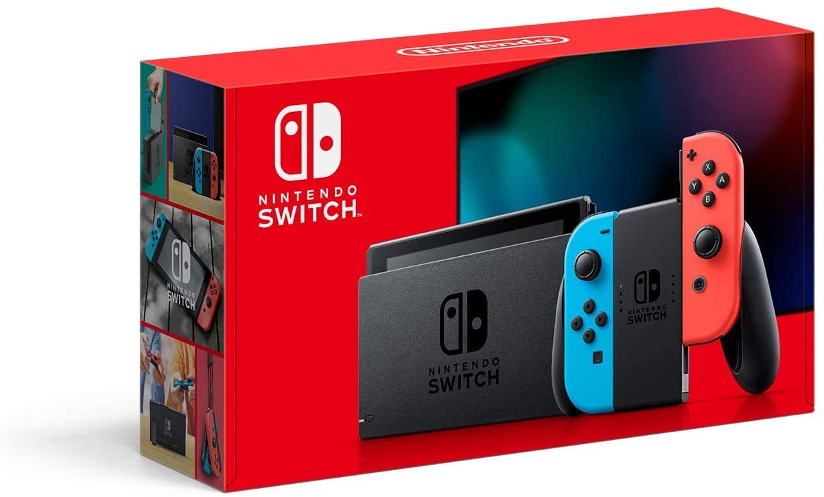 Nintendo Switch Console with Neon Blue and Red Joy-Con, 32GB