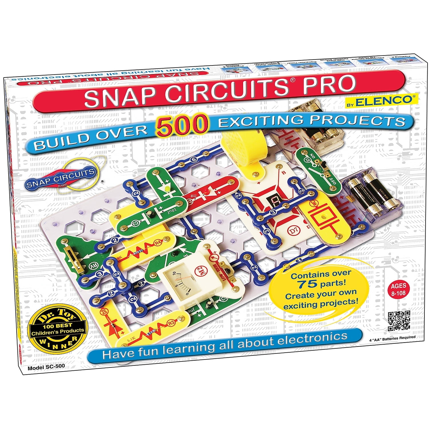 Snap Circuits Pro SC500 - Beginner Skill Builder Science Electric
