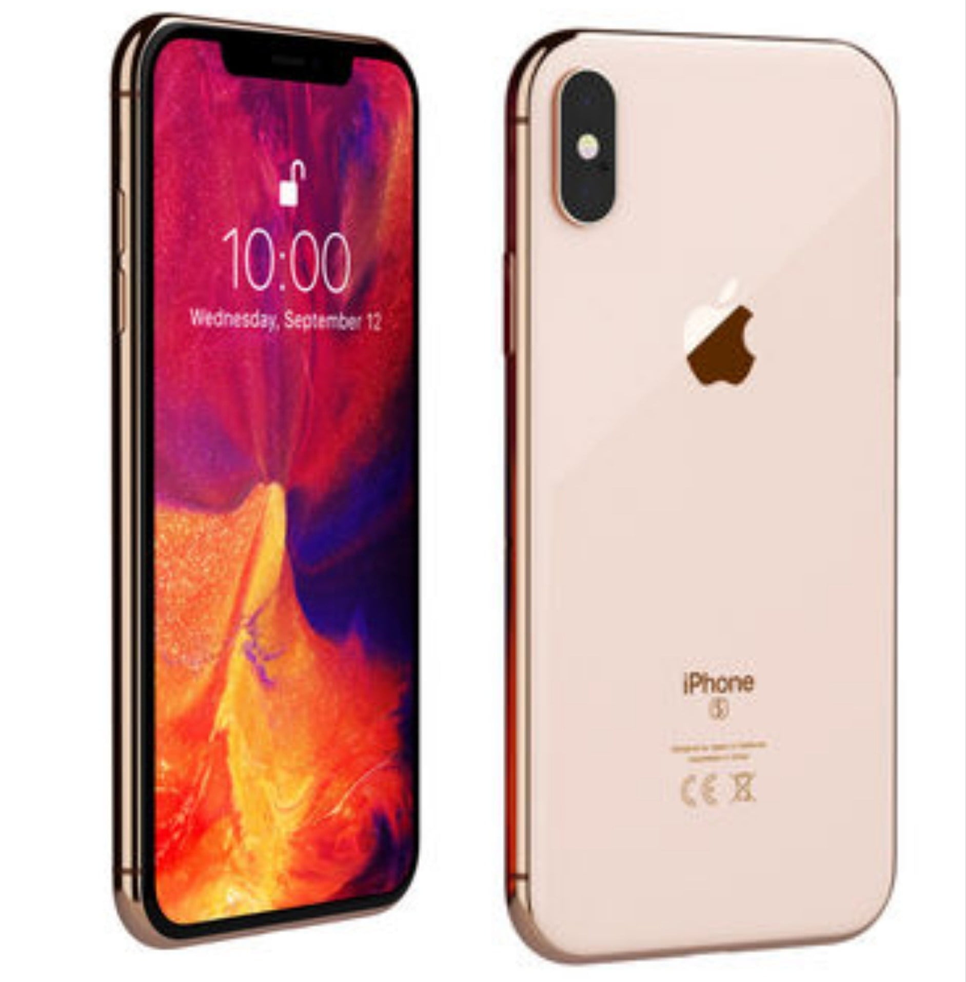 Pre-Owned Apple iPhone XS 64GB Gold (Unlocked) Used - Walmart.com