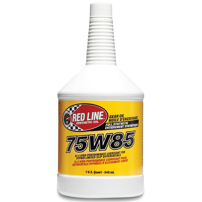 Red Line Synthetic Oil 75W85 GL-5 Full Synthetic Gear Oil, 1 Quart