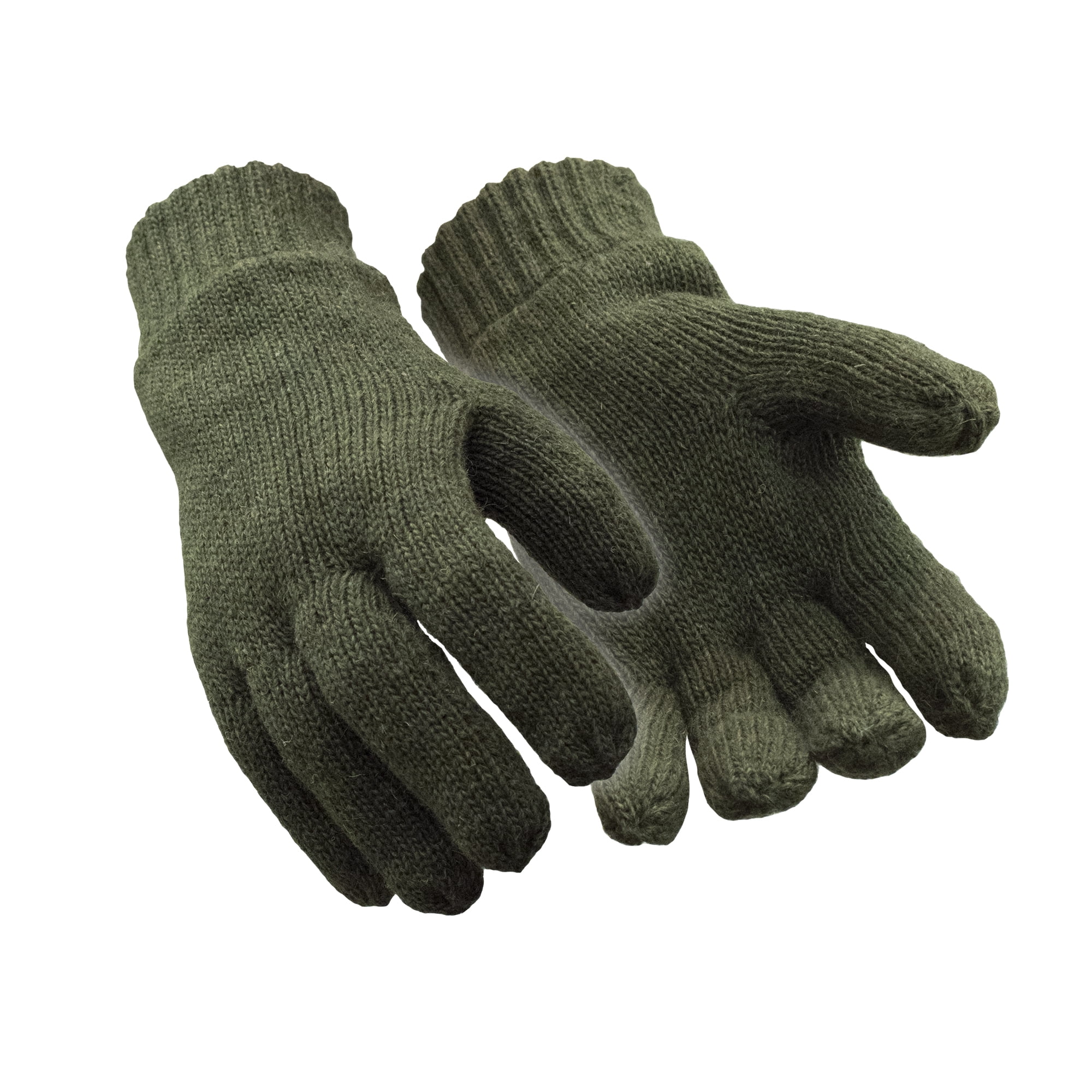 RefrigiWear Thermal Cold Weather Proof Winter Green Gloves, Warm