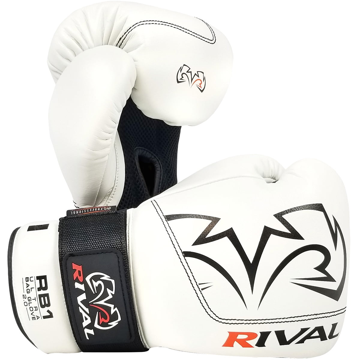 Rival Boxing RB1 Ultra Bag Gloves 2.0 - Medium - White - Walmart.com