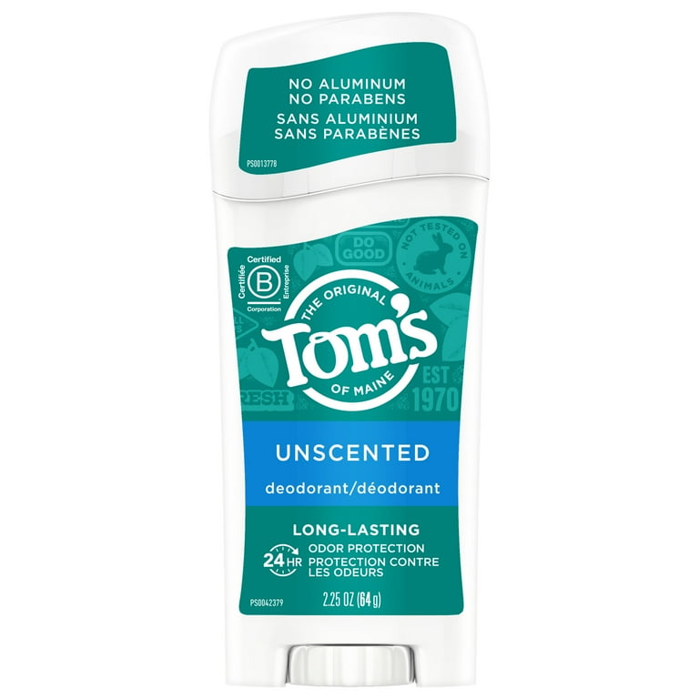 Tom's of Maine Natural Unscented Deodorant for Women, Aluminum