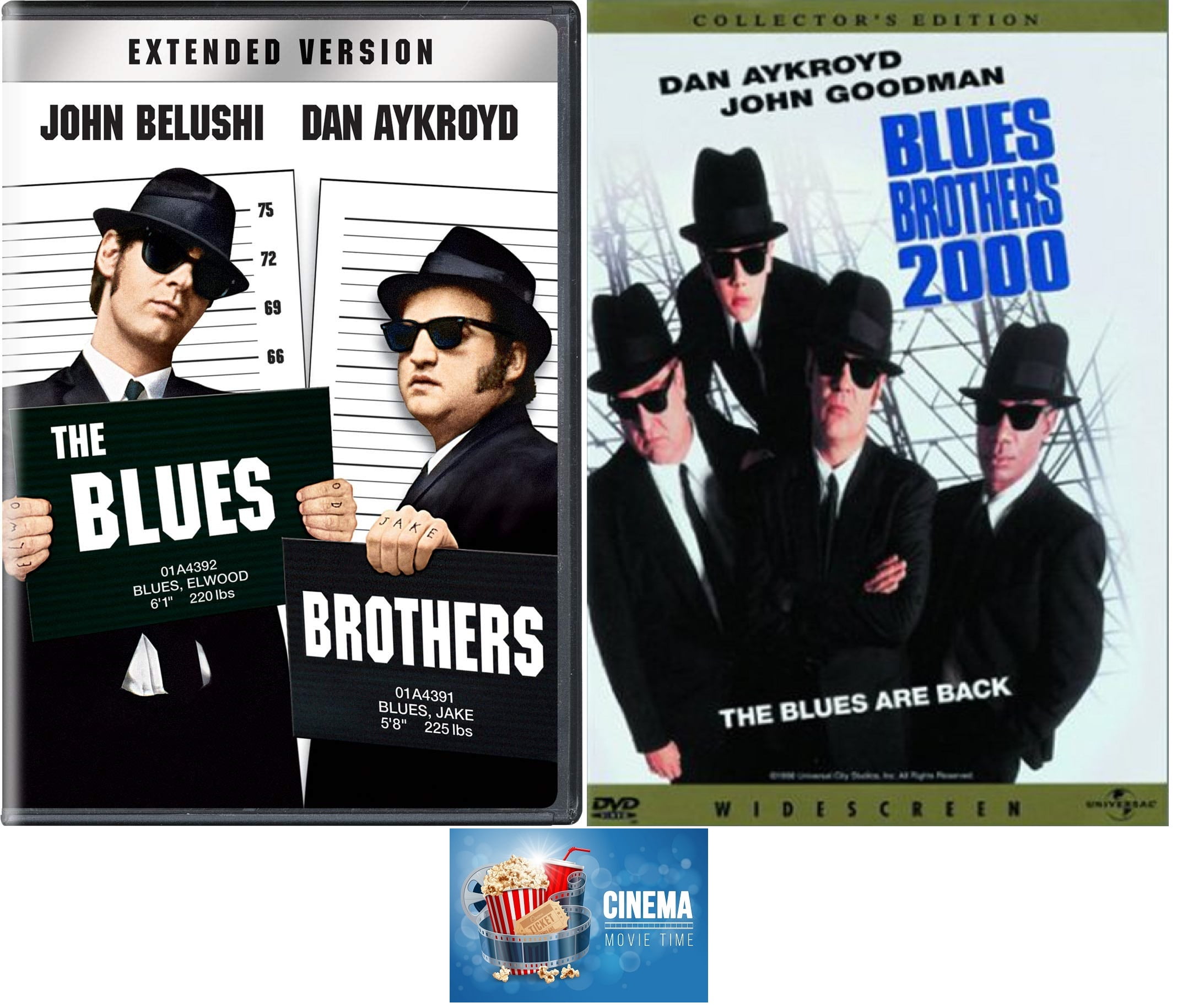 The Blues Brothers Double Feature One 1 & Two 2 DVD Set Includes