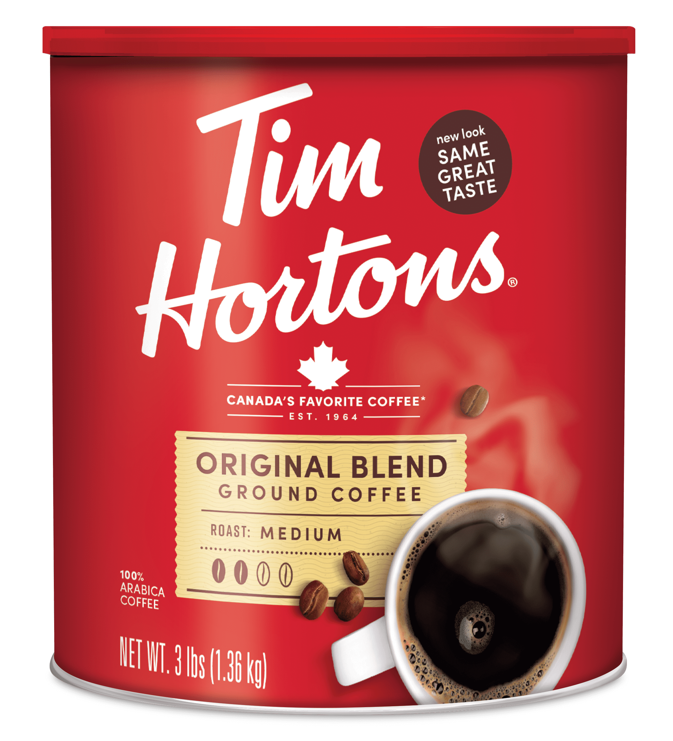 Tim Hortons Original Blend, 100% Arabica Medium Roast Ground