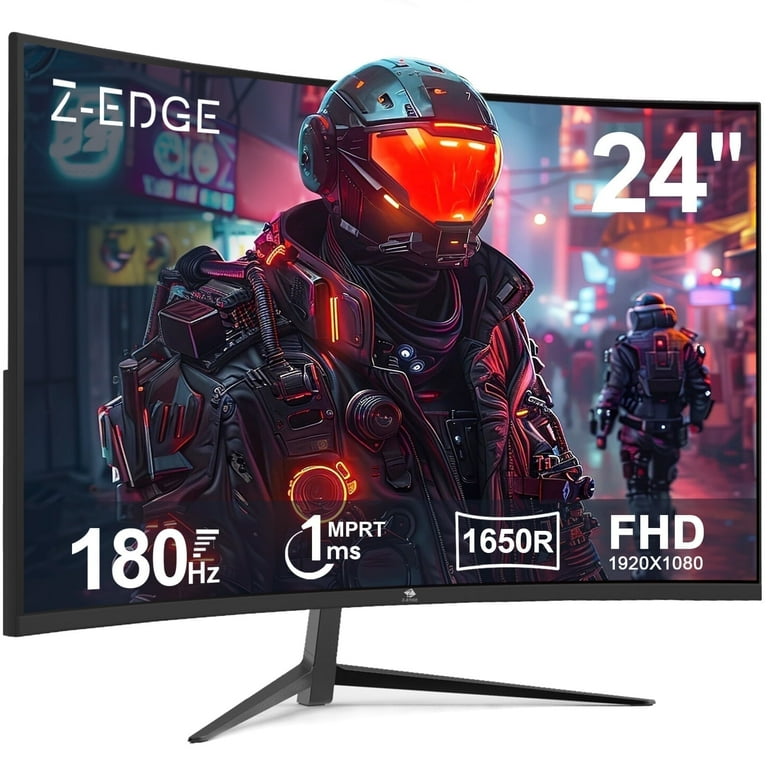Z-EDGE UG24 24-Inch Curved Gaming Monitor 180Hz(DP) 144Hz(HDMI
