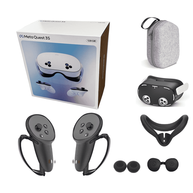 Oculus Quest 3S 128GB VR Headset, Touch Controllers, Carry Case