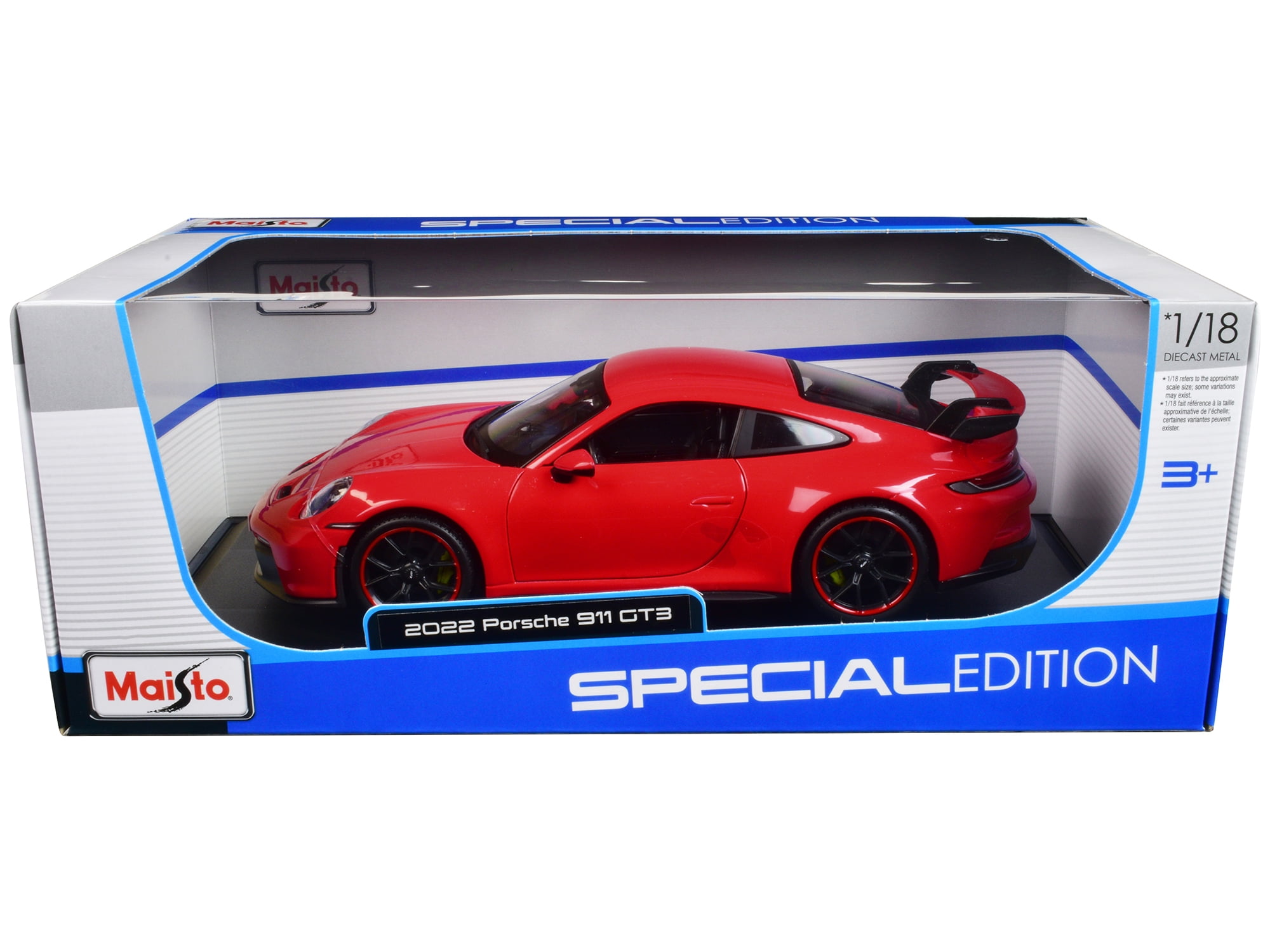 Maisto 2022 Porsche 911 GT3 Red Special Edition, 1/18 Diecast