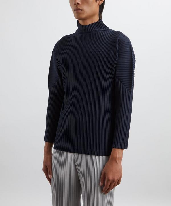 Homme Plisse Issey Miyake BASICS Pleated Turtleneck Top | Liberty