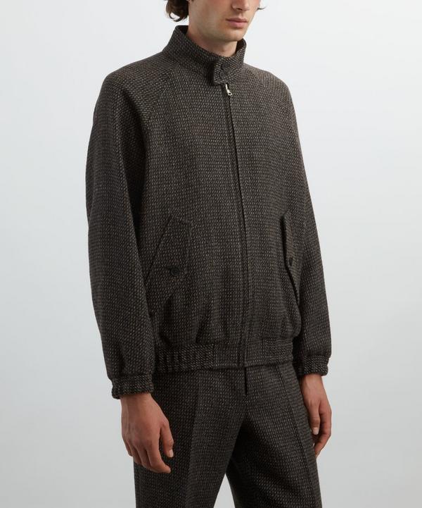 Auralee Alpaca-Wool-Silk Tweed Blouson Jacket | Liberty