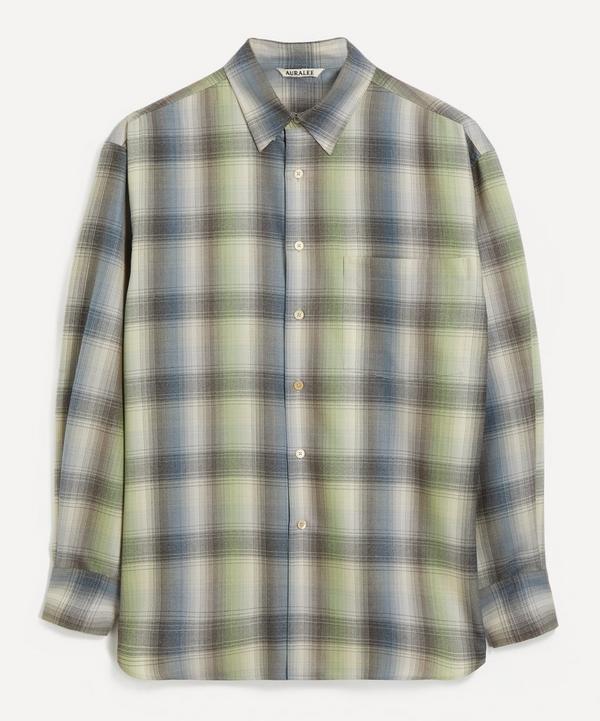 Auralee Check Wool Shirt | Liberty