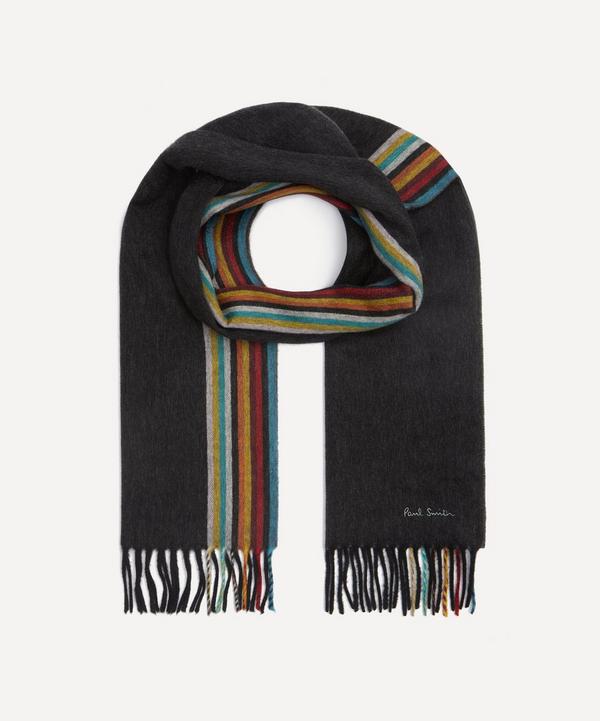 Paul Smith Signature Stripe Edge Cashmere Scarf | Liberty