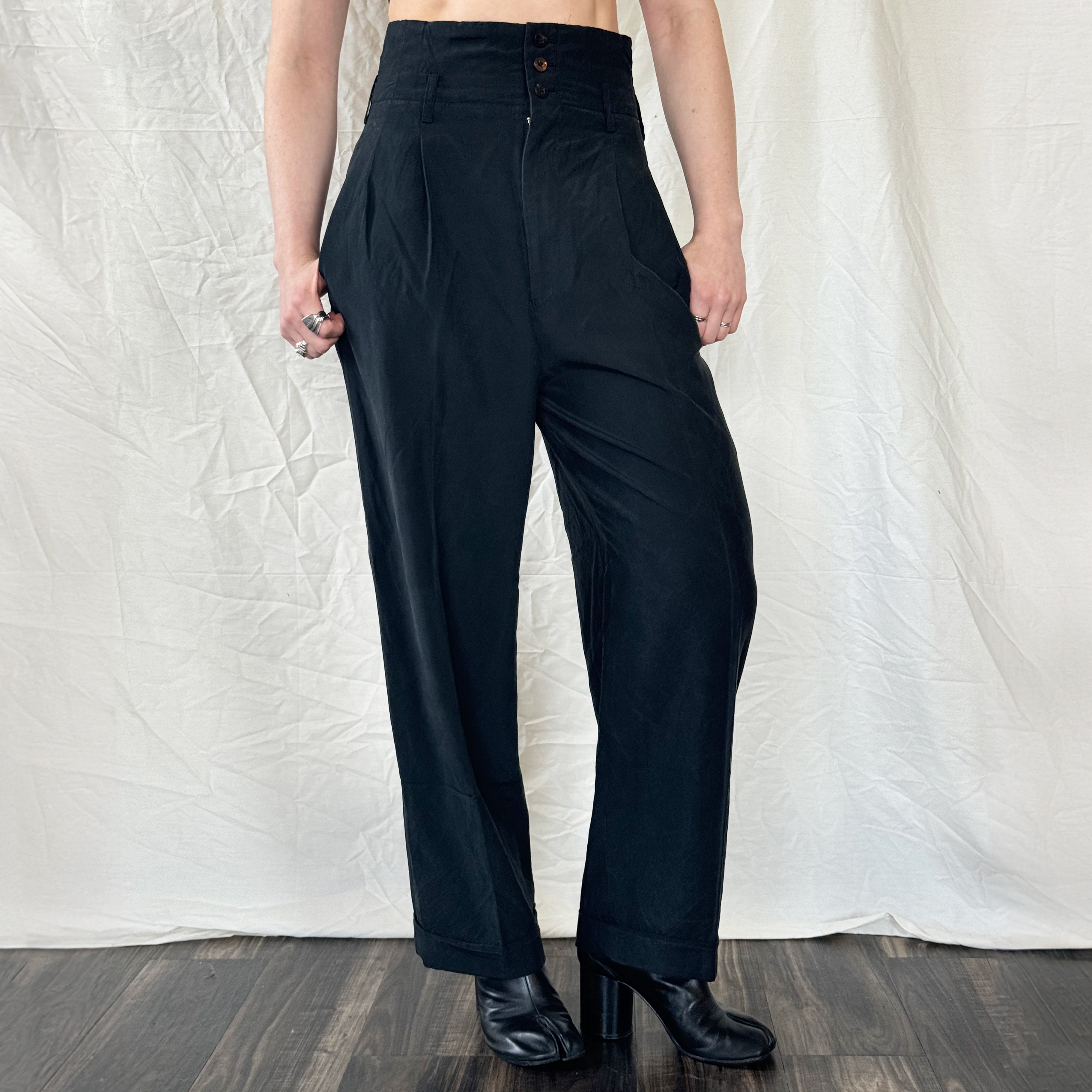Comme des Garçons Fall 1989 High-Waisted Trousers – Icarus Vintage