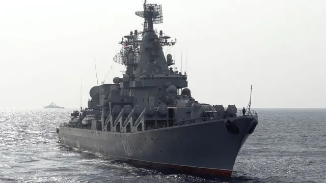 ロシア艦「モスクワ」沈没は米情報がもとで＝米報道 行動はウクライナ