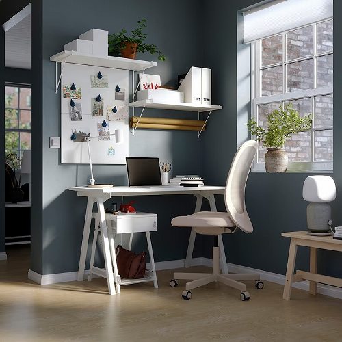 セット商品】IKEA イケア デスク ベージュ ホワイト 白 120x70cm
