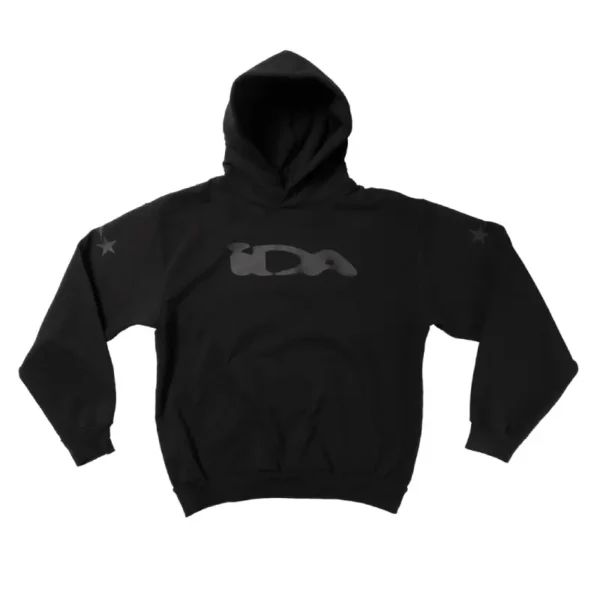 Buy Black On Black IDA Supply Zip-Up Hoodie | IDA