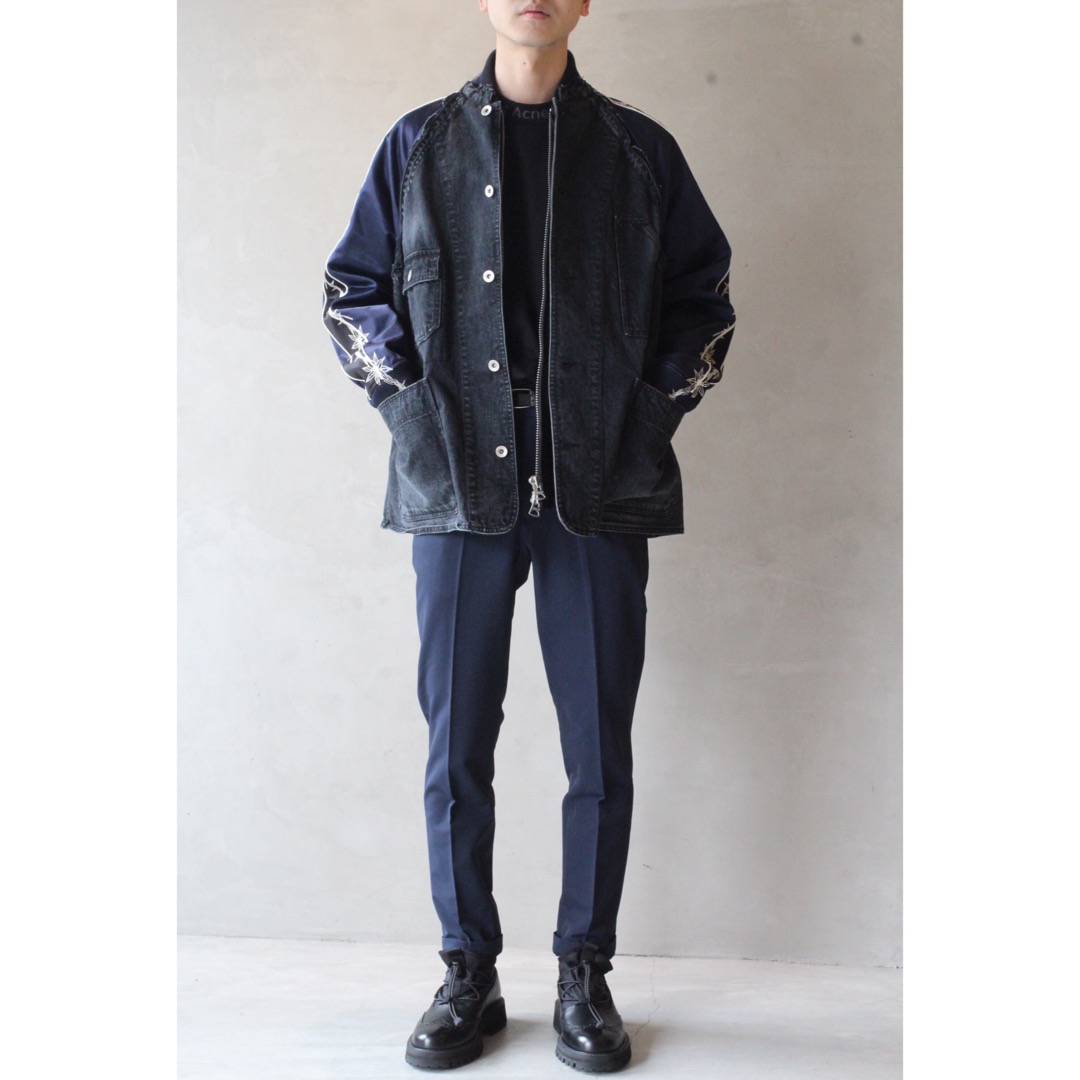 sacai / Dr.Woo Denim × Stadium Jacket | IDEAL