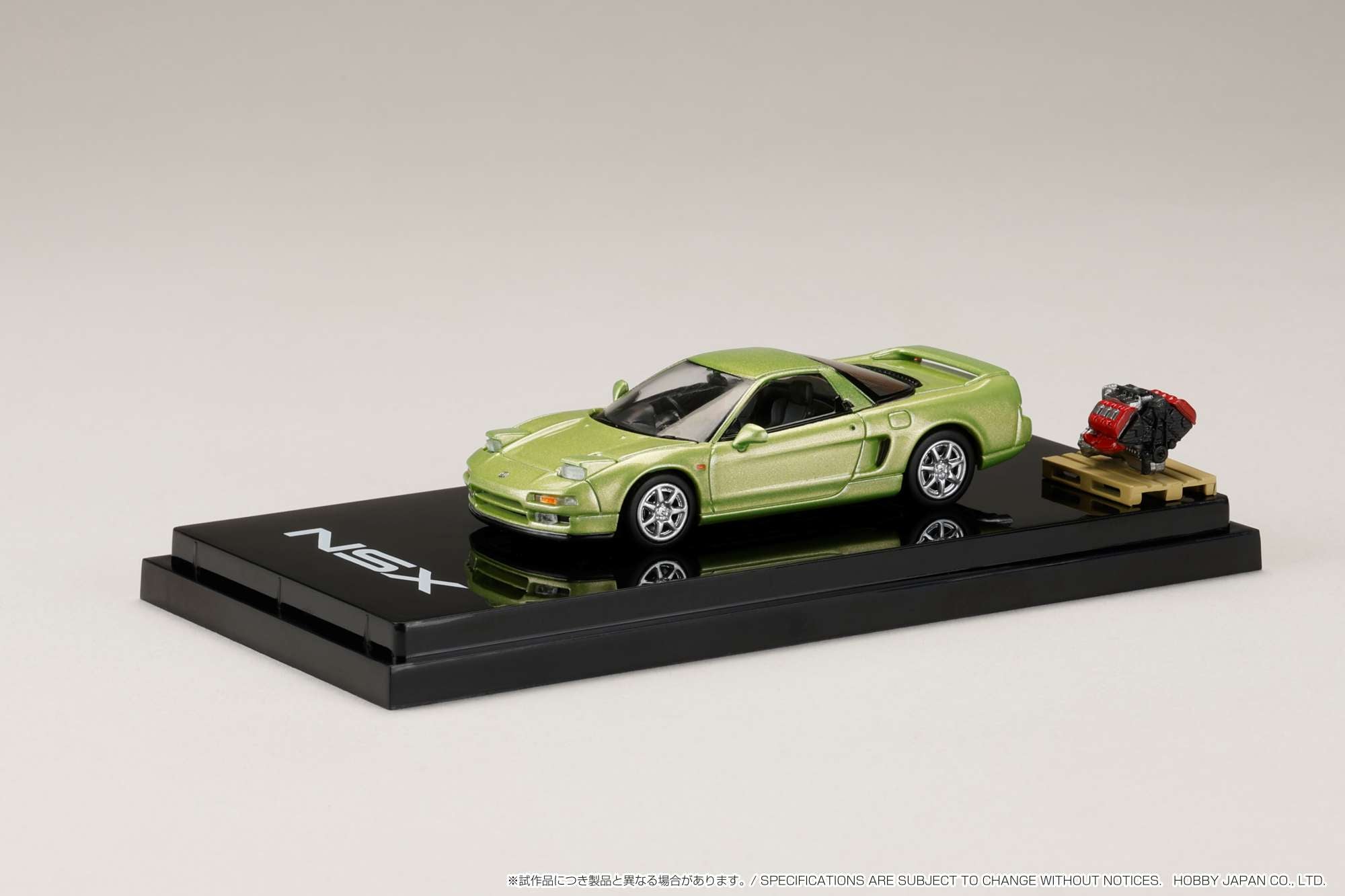 Hobby Japan HJ644006BGR Honda NSX Coupe with Engine Display Model