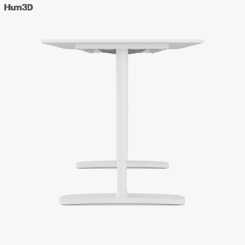 IKEA ベカント オフィスデスク ホワイト 3Dモデル - ダウンロード