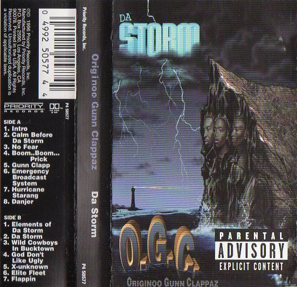 O.G.C. (Originoo Gunn Clappaz) – Da Storm – Cassette (Album), 1996