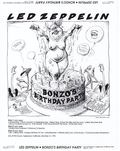 Led Zeppelin – Bonzo's Birthday Party – 3 x CD (Limited Edition