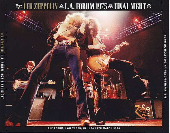 Led Zeppelin – L.A. Forum 1975 Final Night – 3 x CD (Unofficial