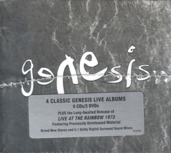 Genesis – 1973 - 2007 Live – Box Set (Compilation): 8 x CD, 3 x