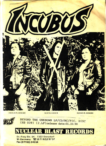 Incubus – Beyond The Unknown – Vinyl (LP, Album, Test Pressing