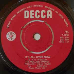 The Rolling Stones – It's All Over Now – Vinyl (7