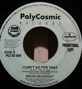 Brian McKnight – I Can't Go For That – Vinyl (7
