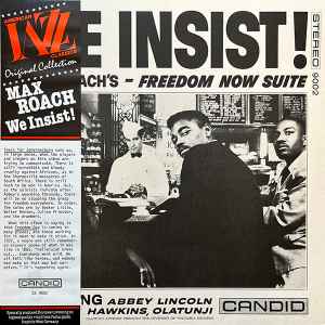 Max Roach – We Insist! Max Roach's Freedom Now Suite – Vinyl (LP