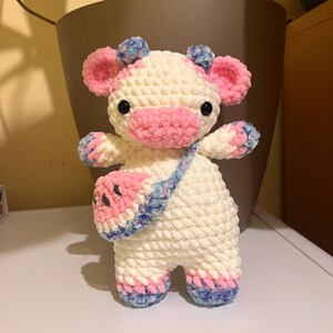 Cow Crochet Pattern | Fruit Slice Cow Plushies | 8 in 1 Pattern