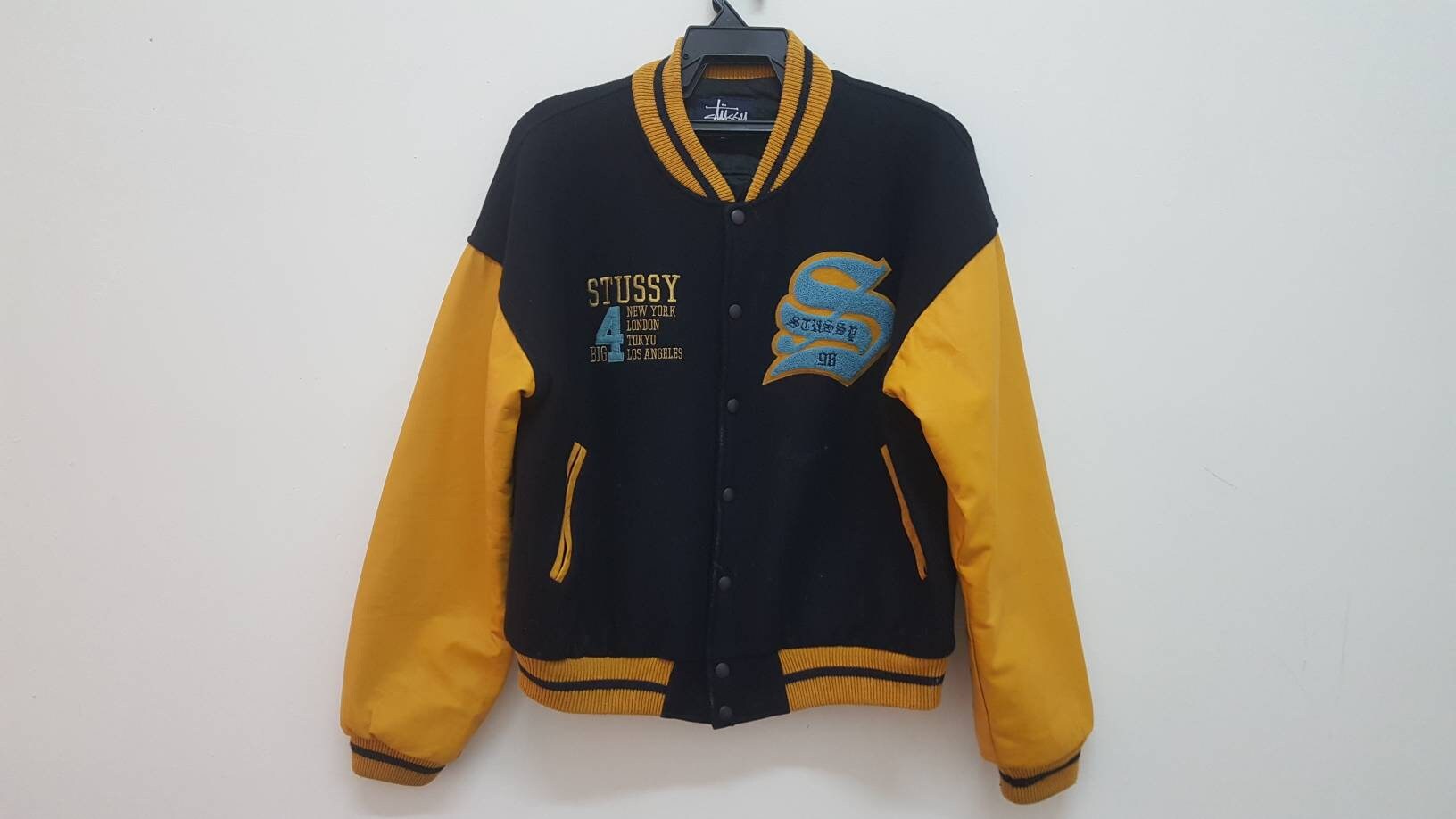 Vintage 90s 1997/1998 STUSSY Big 4 New York London Tokyo Los