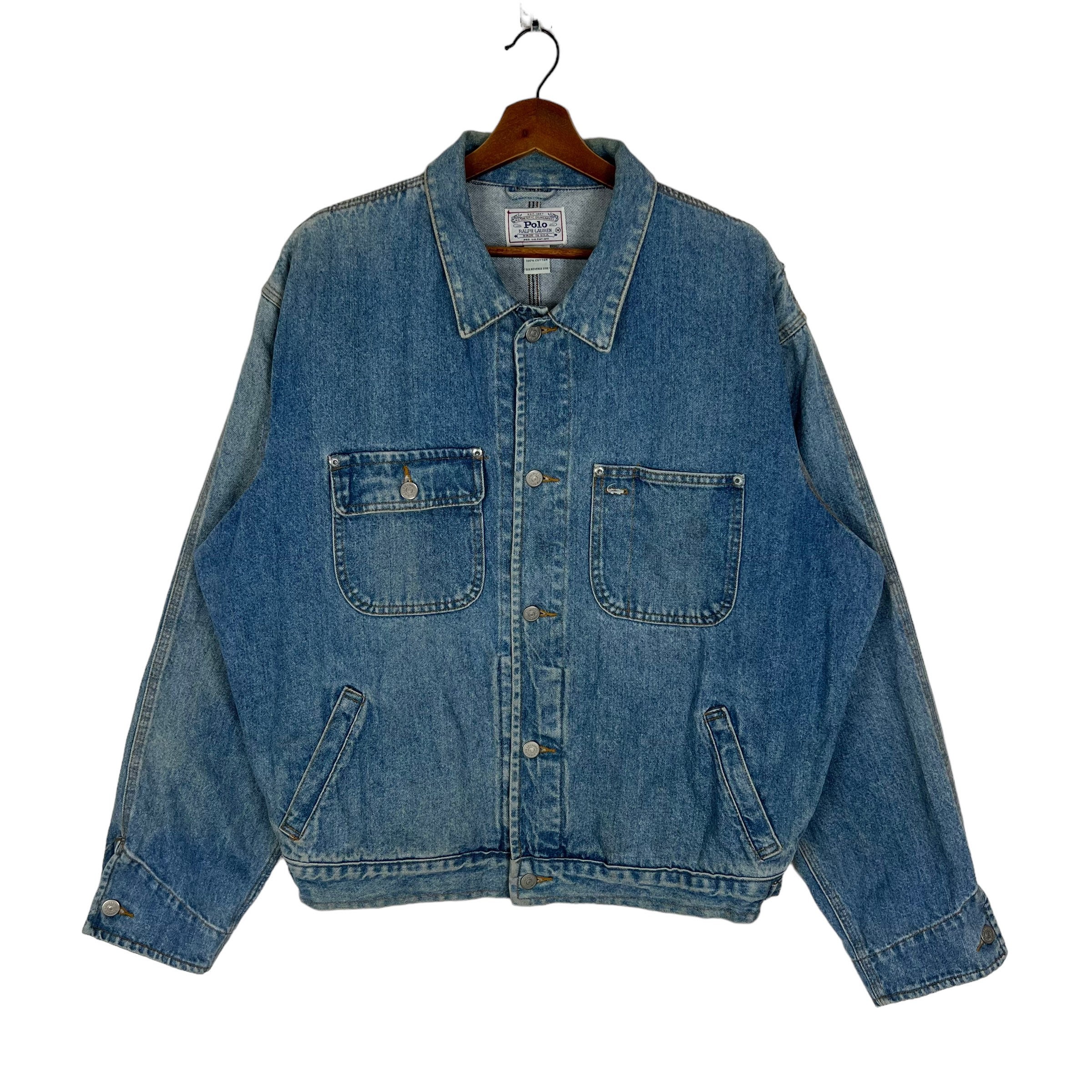Vintage 70s Polo Ralph Lauren Denim Workers Jacket Made in USA