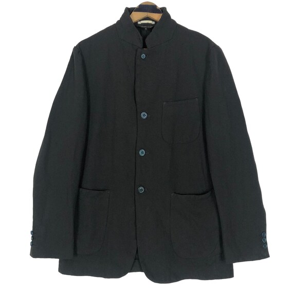 Vintage Comme Des Garcons Homme Plus Mandarin Collar Jacket - Made