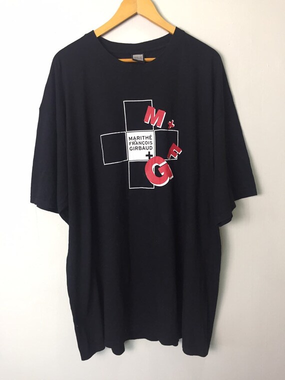 Vintage Marithe Francois Girbaud Hip Hop Streetwear Big Logo T