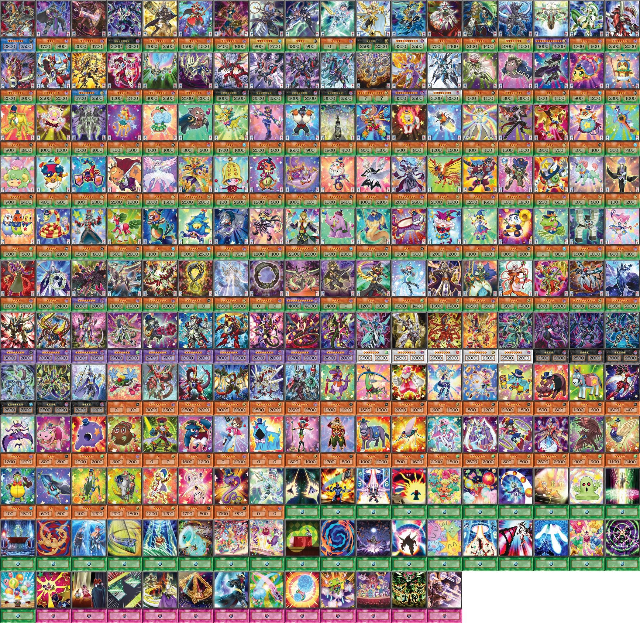 Yuya Deck (210 Cards +36 Rare) +deckbox & Playmat Anime Orica - Etsy