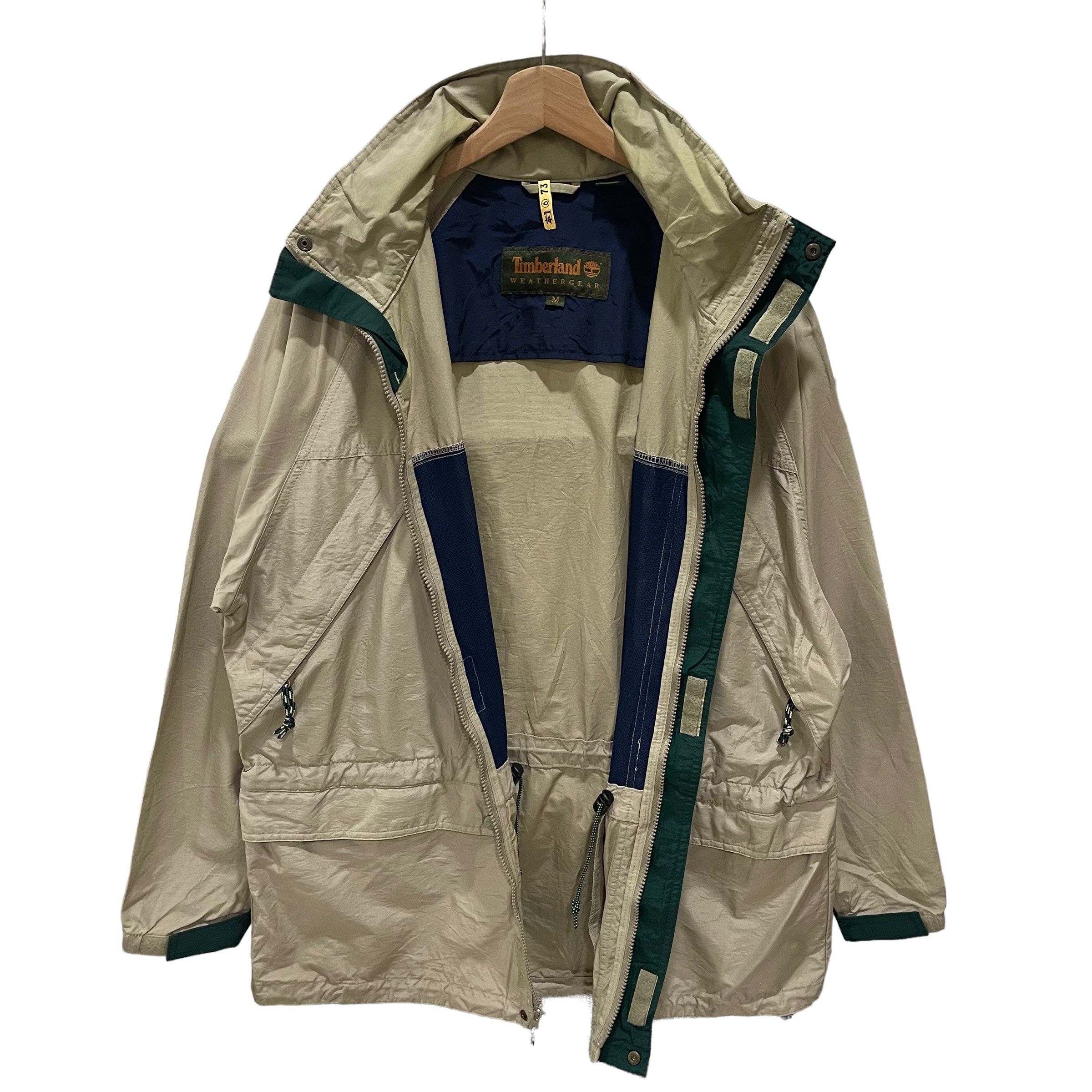 Vintage!! Timberland Weathergear Windbreaker Outdoor Hoodie Jacket