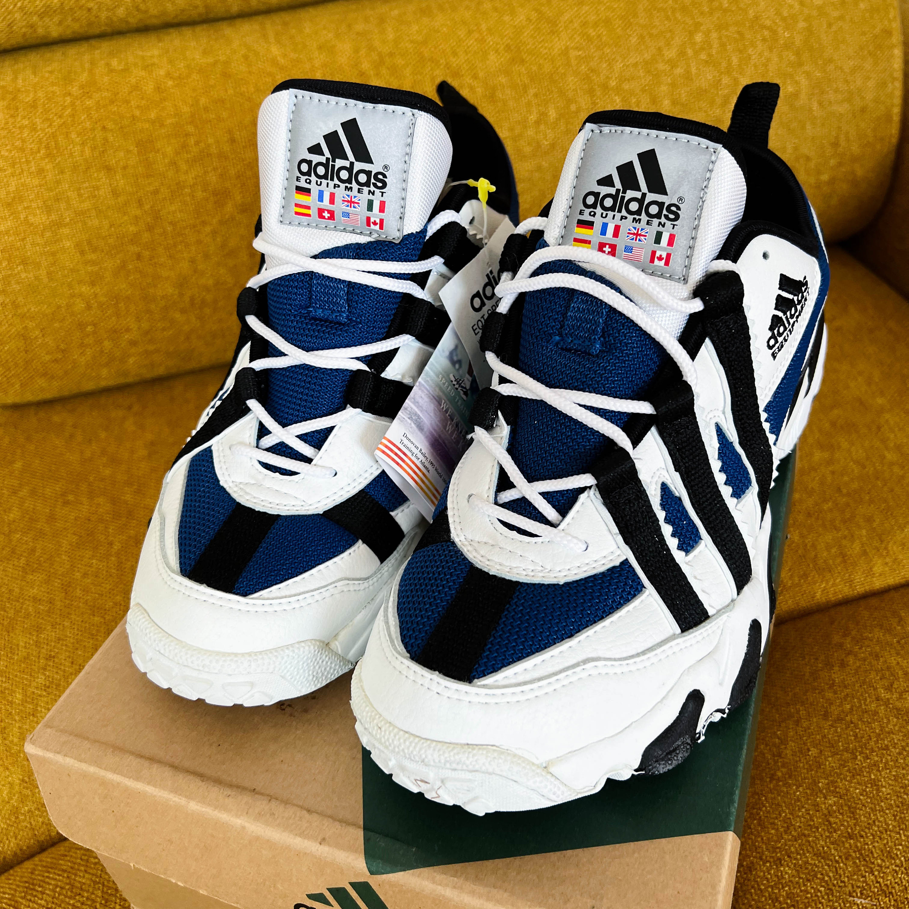 SIZE 38 Adidas Sneaker EQT Speed 96 Sneaker Deadstock Torsion