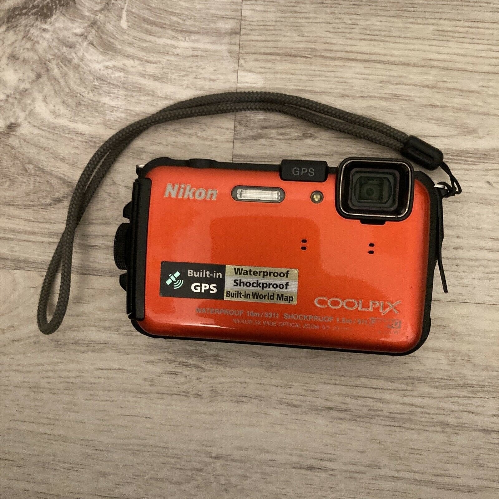 Nikon Coolpix AW100 16.0MP デジタルカメラ オレンジ 防水 - Etsy 日本